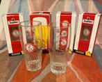 4 Ajax Jupiler glazen. . NIEUW in doosje 25 cl, Verzamelen, Verzenden, Nieuw, Bierglas