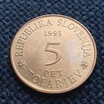 Slovenië 5 Tolarjev 1993, Ophalen of Verzenden, Overige landen