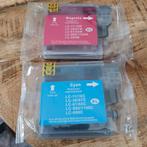 Nieuwe Cyan & Magenta Cartridges - LC-11/16, LC-38/67, Ophalen of Verzenden, Nieuw, Cartridge, Generic