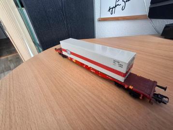 Marklïn HO containerwagon DB-DB geweatherd  beschikbaar voor biedingen