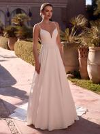 Nieuwe elegante rustige Bianco evento trouwjurk, Ophalen of Verzenden, Nieuw, Wit, Trouwjurk
