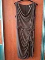 Feestjurk cocktailjurk Patrizia Dini maat 44, Beige, Maat 42/44 (L), Nieuw, Ophalen of Verzenden