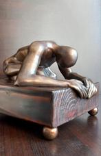 Unieke brutalistisch futuristisch abstract brons beeld ART, Antiek en Kunst, Ophalen of Verzenden, Brons