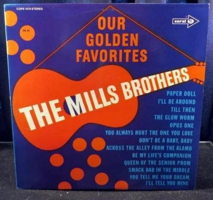 The Mills Brothers - Our Golden Favorites, Cd's en Dvd's, Vinyl | Jazz en Blues, Gebruikt, Jazz, 1960 tot 1980, 12 inch, Ophalen of Verzenden
