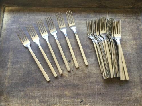 Partij dessertvorken 25 stuks, Huis en Inrichting, Keuken | Bestek, Nieuw, Rvs of Chroom, Ophalen of Verzenden