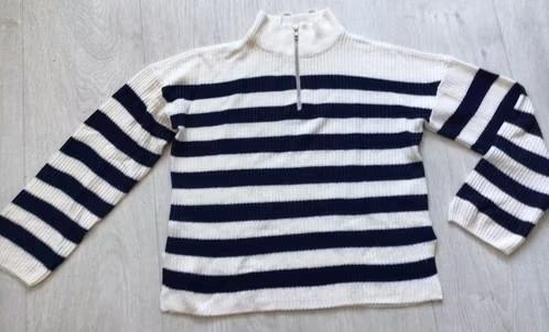 Gestreepte trui Vero moda maat S, Kleding | Dames, Truien en Vesten, Zo goed als nieuw, Maat 36 (S), Blauw, Ophalen of Verzenden