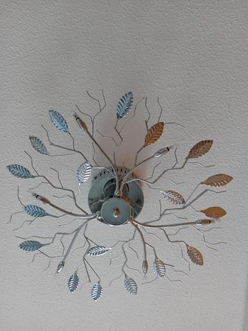 Moderne Plafondlamp met Bladmotief beschikbaar voor biedingen