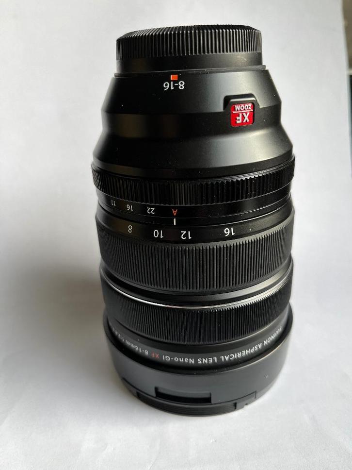 Fujifilm Lens Nano GI XF 8 - 16 mm f/1:2.8 R LM WR, Audio, Tv en Foto, Fotografie | Lenzen en Objectieven, Zo goed als nieuw, Groothoeklens