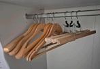 10x houten kledinghangers, Ophalen, Zo goed als nieuw, Hout, Kinderen en Volwassenen