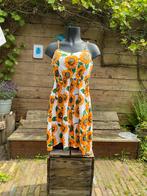Vrolijke zonnenbloemen jurk maat m, Kleding | Dames, Jurken, Maat 38/40 (M), Wit, Ophalen of Verzenden, Zo goed als nieuw