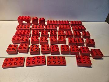 Lego Duplo - 41 Rode Bouwstenen beschikbaar voor biedingen
