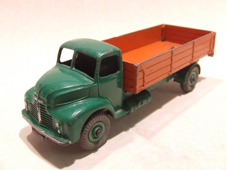 DINKY TOYS 418 Leyland Comet vrachtwagen met laadklep, goed, Hobby en Vrije tijd, Modelauto's | 1:43, Gebruikt, Bus of Vrachtwagen