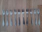 11 gebaksvorkjes Gero Zilmeta, Huis en Inrichting, Keuken | Bestek, Ophalen of Verzenden, Zo goed als nieuw, Rvs of Chroom