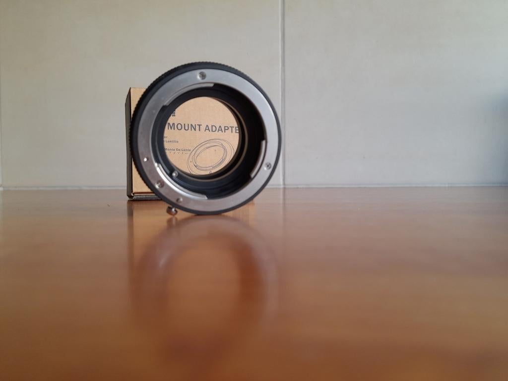 Lens adapter Pentax K naar Fuji X, Ophalen of Verzenden, Zo goed als nieuw