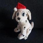 Dalmatier hond met kerstmuts knuffel, Ophalen of Verzenden, Hond