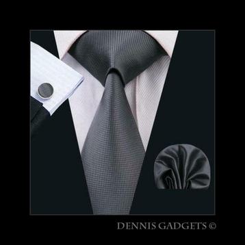 Dennis Gadgets: 100 % zijden stropdas ( 3 delig !! ) DG 0386 beschikbaar voor biedingen