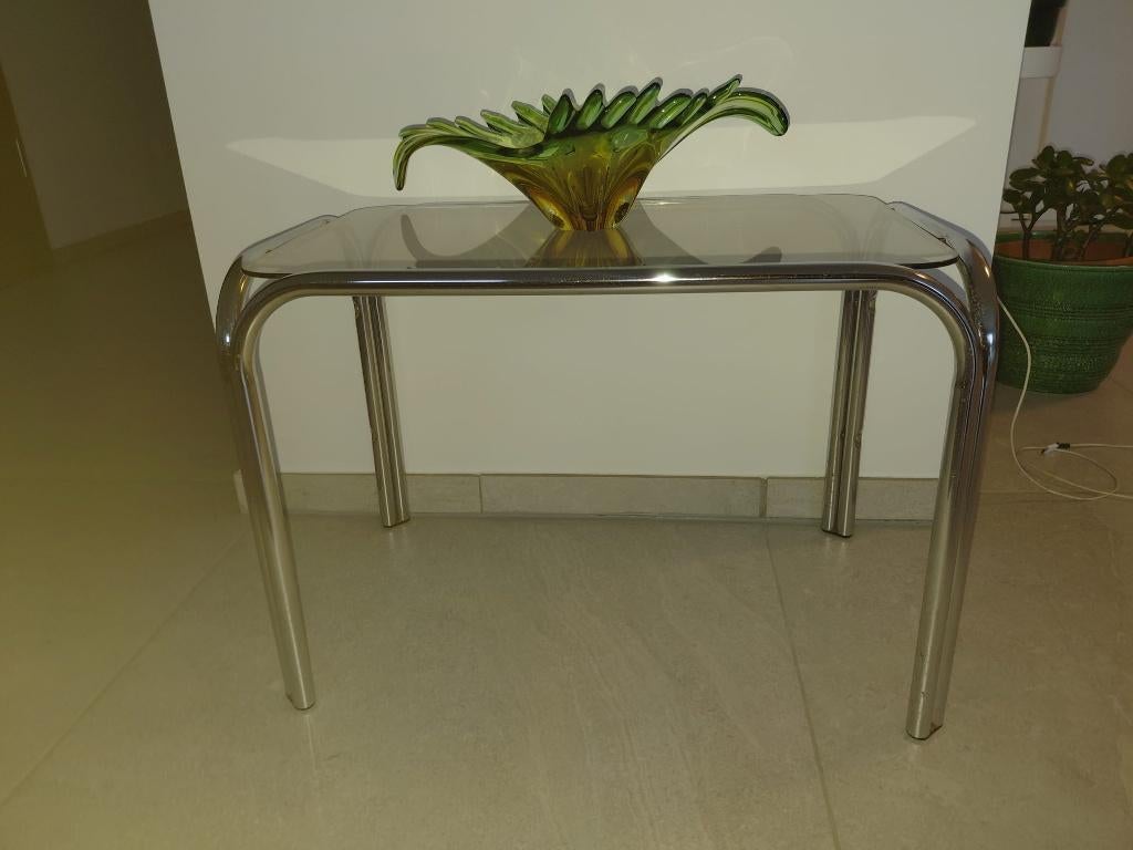 Vintage bijzet- plantentafel mid century italiaans design, Ophalen of Verzenden
