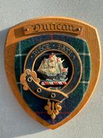 Duncan Familie Wapenschild Op Eikenhout, Ophalen of Verzenden
