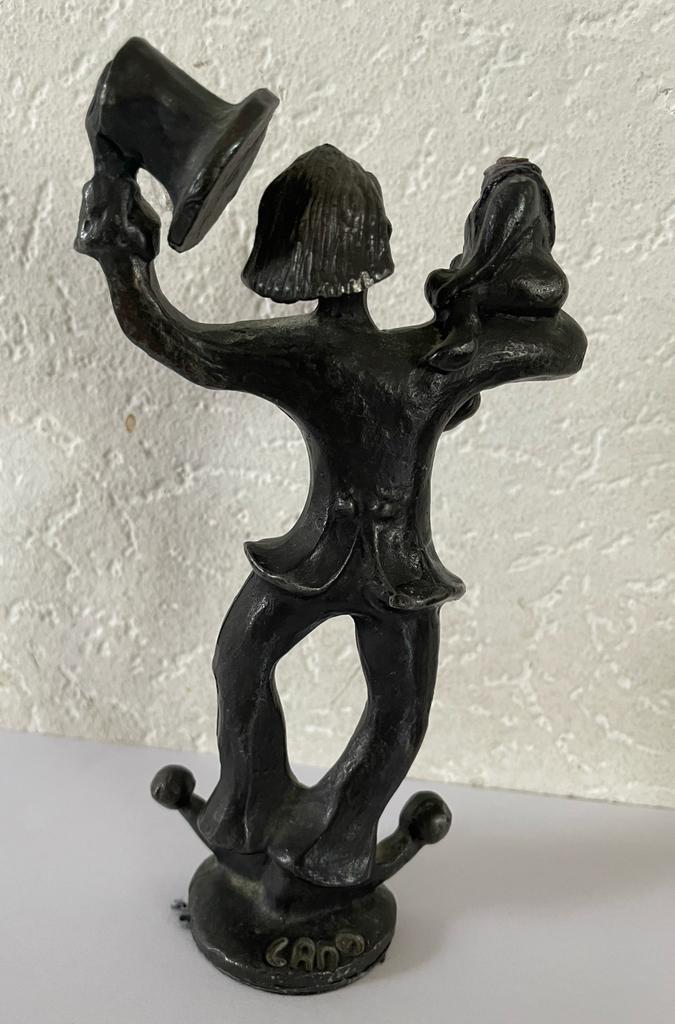 Bronzen clown sculptuur Corry Ammerlaan, Antiek en Kunst, Kunst | Beelden en Houtsnijwerken, Ophalen of Verzenden