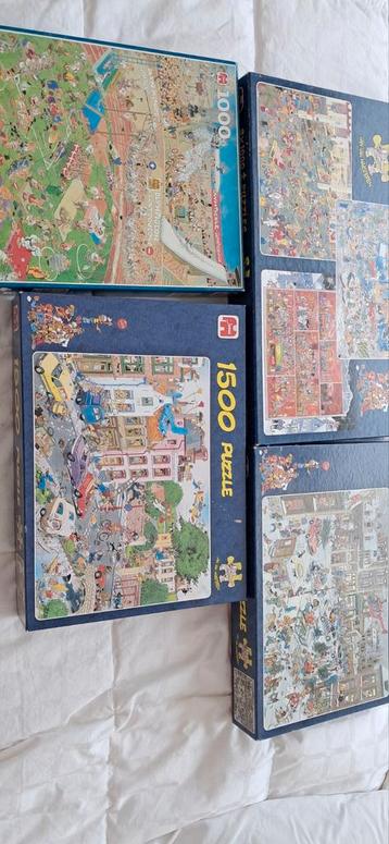 Jan van Haasteren Puzzels - 6 stuks beschikbaar voor biedingen