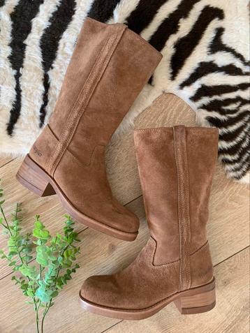 Wrangler suede leren retro boots 40 western boots blokhak beschikbaar voor biedingen