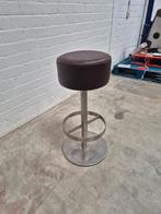 6 stuks Lederen barkruk, 5 krukken of meer, Ophalen, Gebruikt
