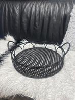 Zwart Dienblad - Stijlvol & Praktisch, Ophalen of Verzenden, Zo goed als nieuw, Rond, Metaal