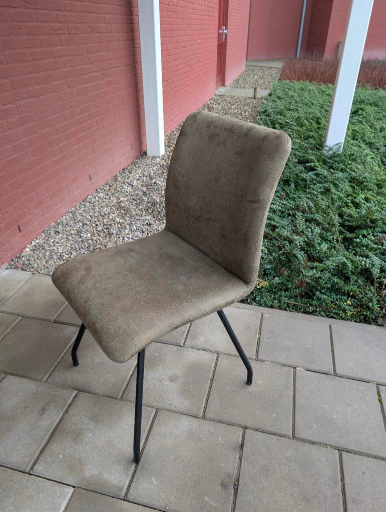 Eierkamp groene eetkamerstoelen (6 stuks), Ophalen, Zo goed als nieuw, Overige kleuren, Vijf, Zes of meer stoelen