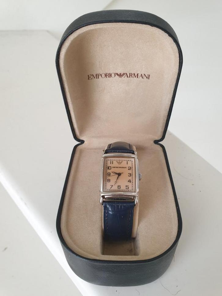 Emporio Armani AR0204 horloge, Sieraden, Tassen en Uiterlijk, Horloges | Antiek, Polshorloge, Overige merken, Staal, 1960 of later