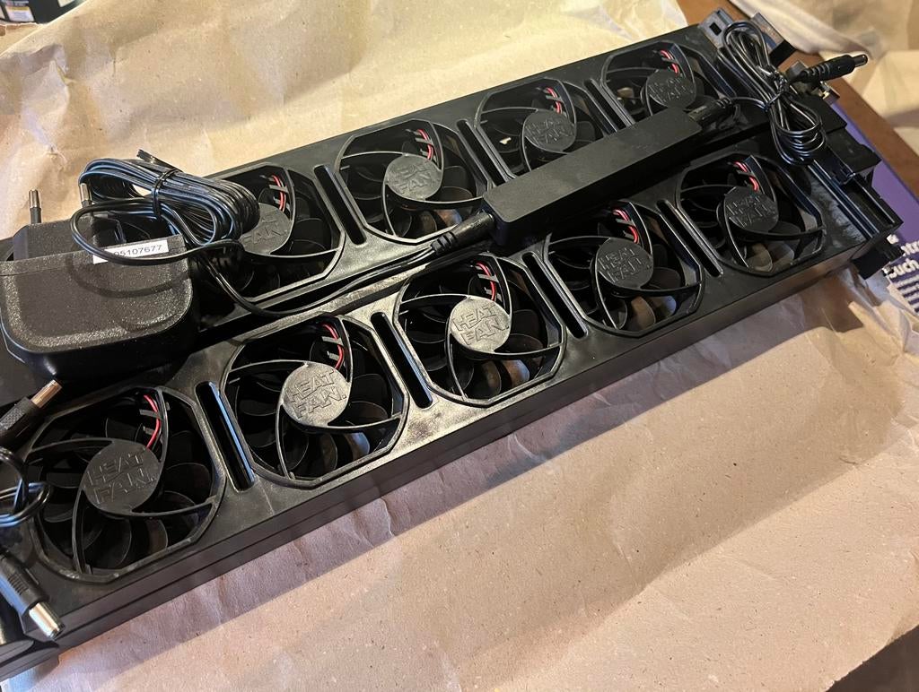 Heatfan Radiator Ventilatoren (4 stuks / 5 fans) – Nieuw –, Doe-het-zelf en Verbouw, Minder dan 30 cm, Radiator, Minder dan 60 cm