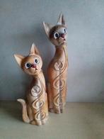 2 grote katten, Verzamelen, Beelden en Beeldjes, Ophalen of Verzenden, Zo goed als nieuw, Dier