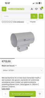 Diamond Air 250mm - Luchtreiniger, Ophalen, Gebruikt, Overige materialen, Kweekkas