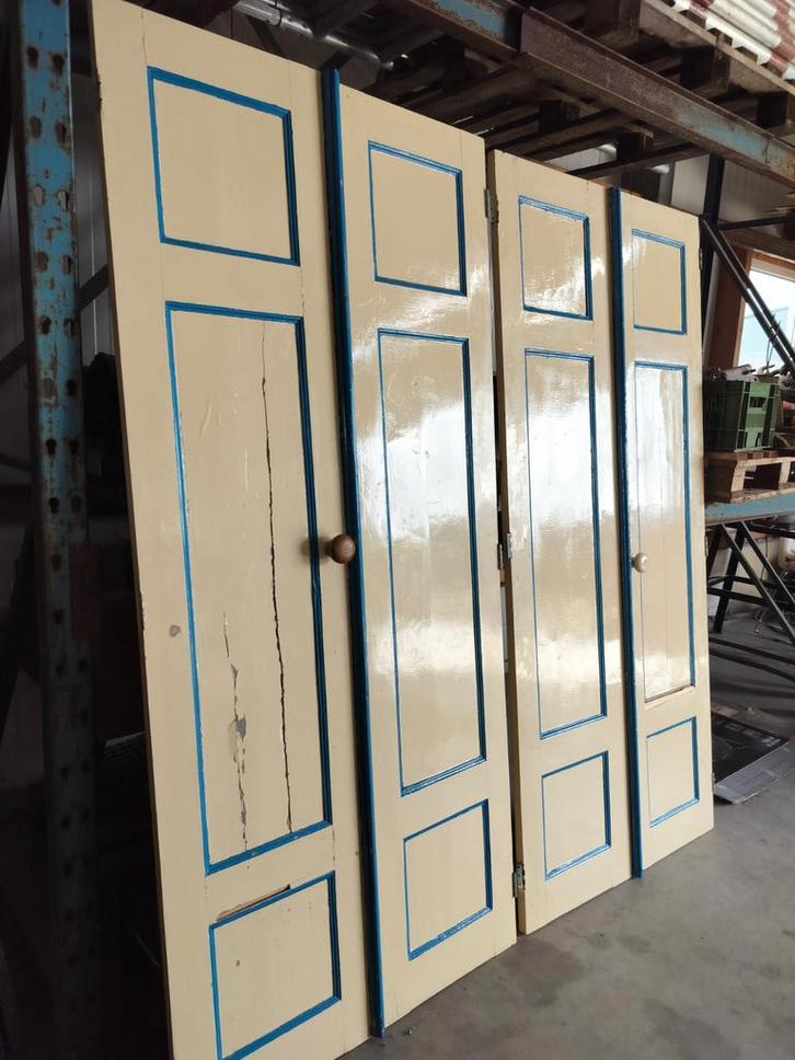 Antieke bedstee wand kastenwand, Doe-het-zelf en Verbouw, Deuren en Horren, Gebruikt, Hout, Ophalen