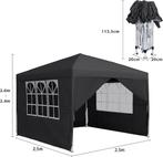 Partytent inklapbaar vouwbaar Paviljoen Pop Easy Up 4 wanden, Tuin en Terras, Partytenten, Nordring 70 Garau, Info@f-cp.nl, Partytent