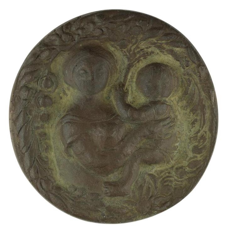 PENNING VPK 1969 Ruth Brouwer : Zomer º, Postzegels en Munten, Penningen en Medailles, Brons, Nederland, Verzenden