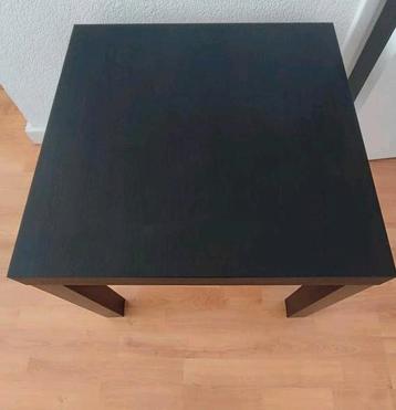 Ikea Bijzettafel 55x55 Donkerbruin/Zwart beschikbaar voor biedingen