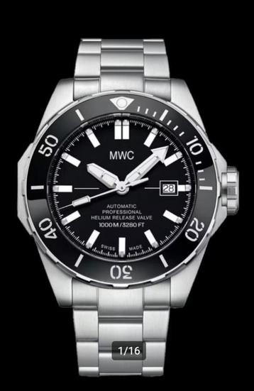 MWC Military Watch 100ATM /3,280ft/1000m WR Diver +Isofrane beschikbaar voor biedingen