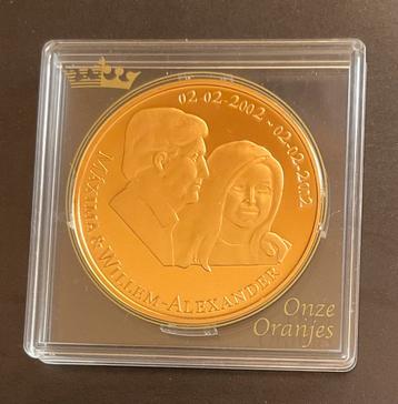 Penning - Maxima & Willem Alexander - Tien Jaar Huwelijk  beschikbaar voor biedingen