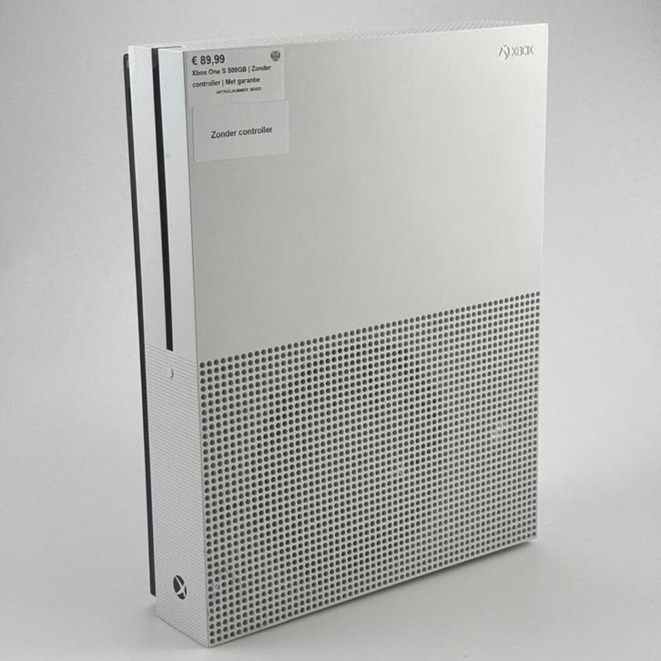 Xbox One S 500GB | Zonder controller | Met garantie, Spelcomputers en Games, Spelcomputers | Xbox One, Zo goed als nieuw