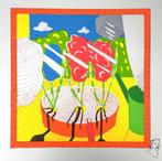 Zeefdrukken Abe Kuipers, "Naar zee en duin", 1983, Antiek en Kunst, Ophalen of Verzenden