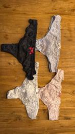Strings, Kleding | Dames, Verzenden, Zwart, String