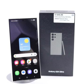 Samsung Galaxy S24 Ultra 256GB Titanium Grey beschikbaar voor biedingen