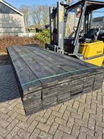 100 Zwarte tuinplanken, extra dik, Ophalen, Nieuw, 250 cm of meer, Planken