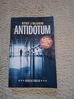 Antidotum, schrijver Stef J Bloem, Ophalen of Verzenden, Zo goed als nieuw, Stef J Bloem