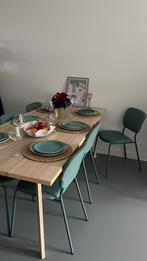 Eettaffel set 6 personen | Tafel met stoelen, Huis en Inrichting, Tafels | Eettafels, Ophalen, 200 cm of meer, 50 tot 100 cm, Zo goed als nieuw