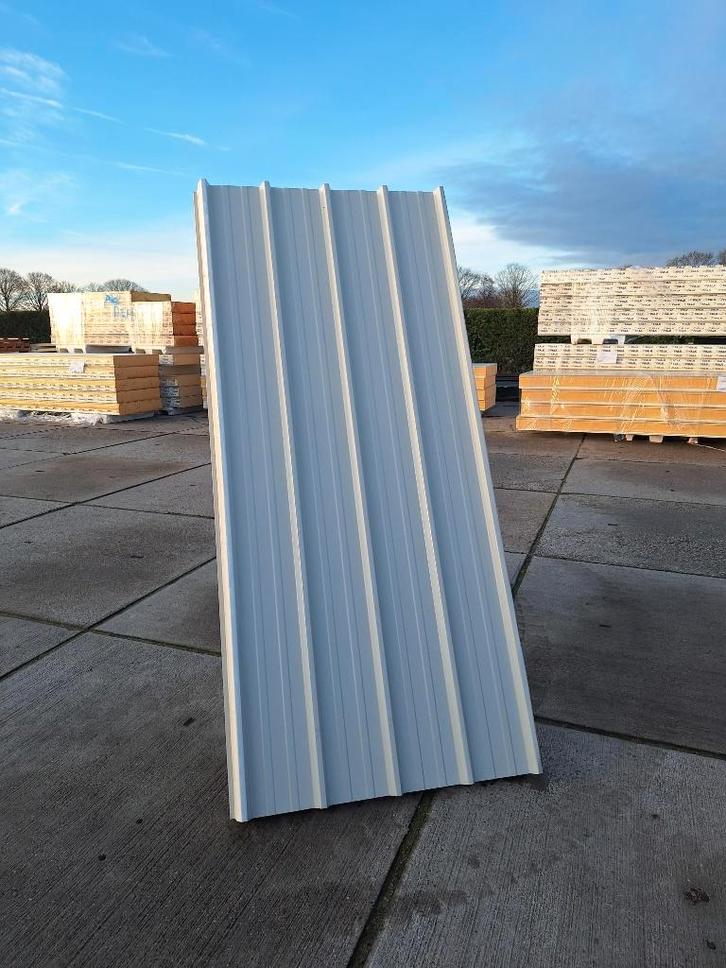 Dakpaneel, dakplaat, damwand, sandwichpaneel, Doe-het-zelf en Verbouw, Dakpannen en Dakbedekking, Zo goed als nieuw, Dakplaat of Dakpanplaat