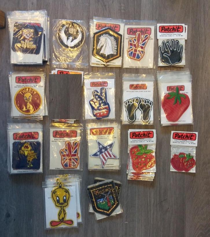 Tweety aardbei handen ster logo patches vintage nieuw, Hobby en Vrije tijd, Naaien en Fournituren, Nieuw, Ophalen of Verzenden