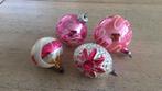 Oude roze kerstballen.Kerstversiering, Diversen, Kerst, Ophalen of Verzenden