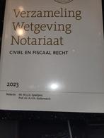 Verzameling wetgeving notariaat 2023, Nieuw, Ophalen of Verzenden