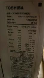Te koop toshiba buiten unit 2023 weinig gedraait., Witgoed en Apparatuur, Airco's, Ophalen, Minder dan 60 m³, 3 snelheden of meer